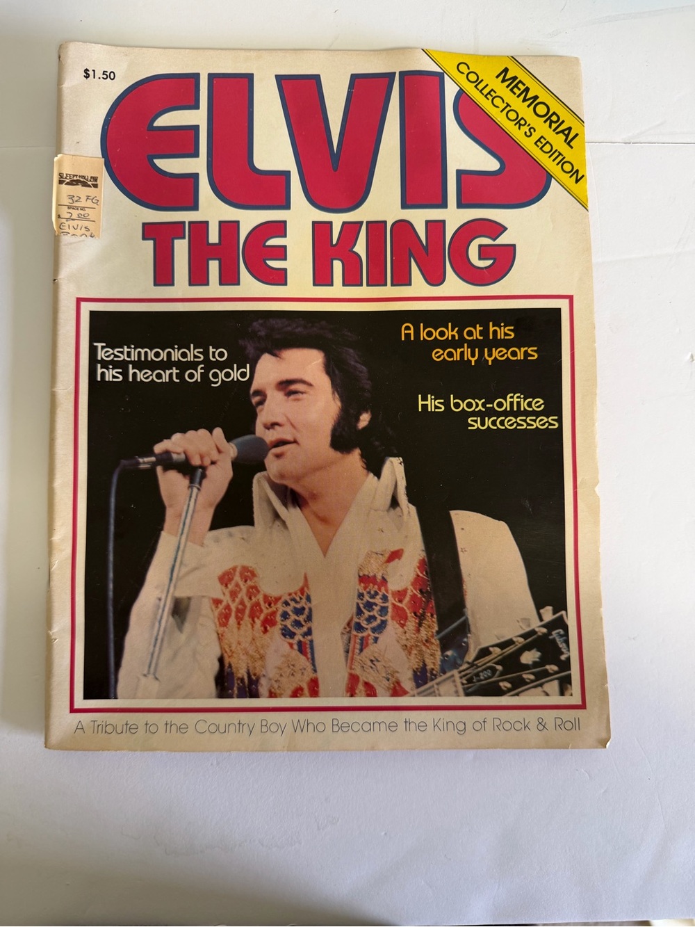 Vintage Elvis The King Memorial Collector's Edition Magazine